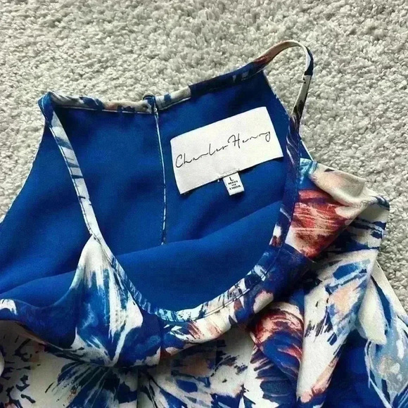 Charles Henry Ruffle Shift Dress - Large - Picture 2 of 3